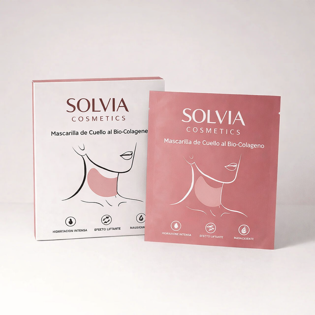 Mascarilla de Cuello Bio-Colágeno de Solvia